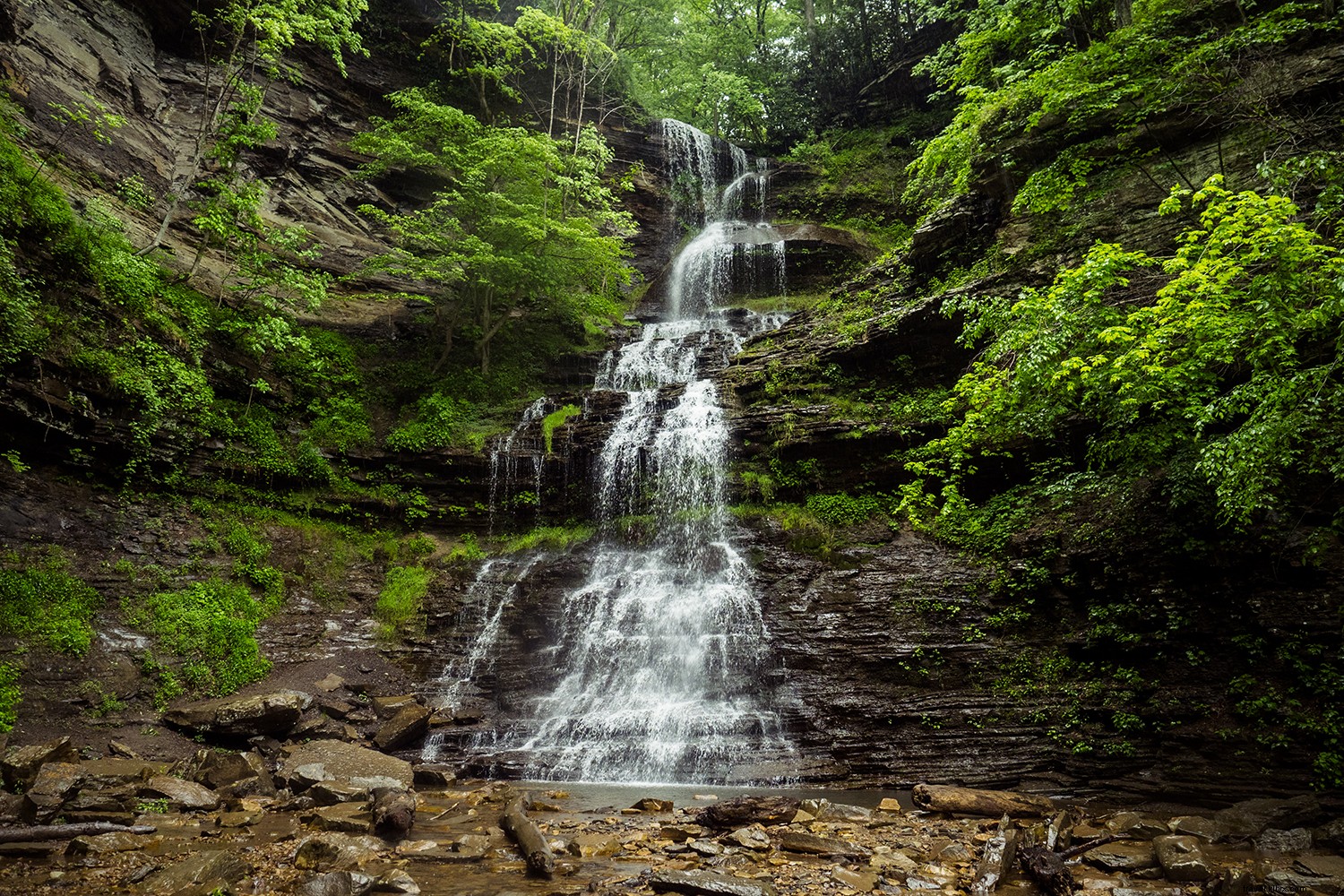 Uma viagem pelas estradas rurais de West Virginias 